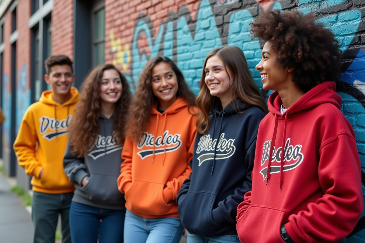 Les sweats à capuche, une tendance mode des années 90